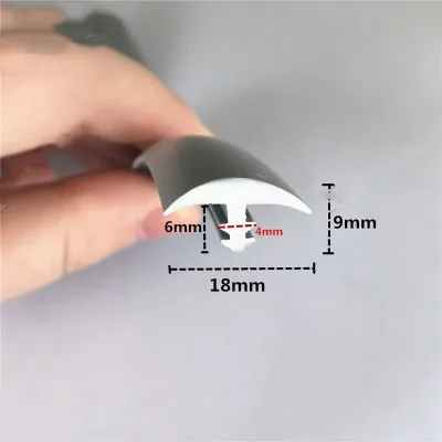 T Strip Edge Banding Wood Panel Edge Encloser Shield 18mm Gray Red Green White Black Pink Yellow Light Blue Brown