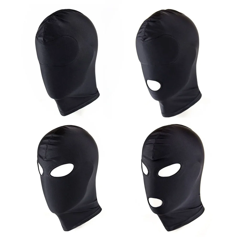 IKOKY Sex Headgear Slave Sex Toys for Couple 1 Piece Restraint Hood Mask SM Bondage Erotic Toys Sexy Head Mask Adult Games