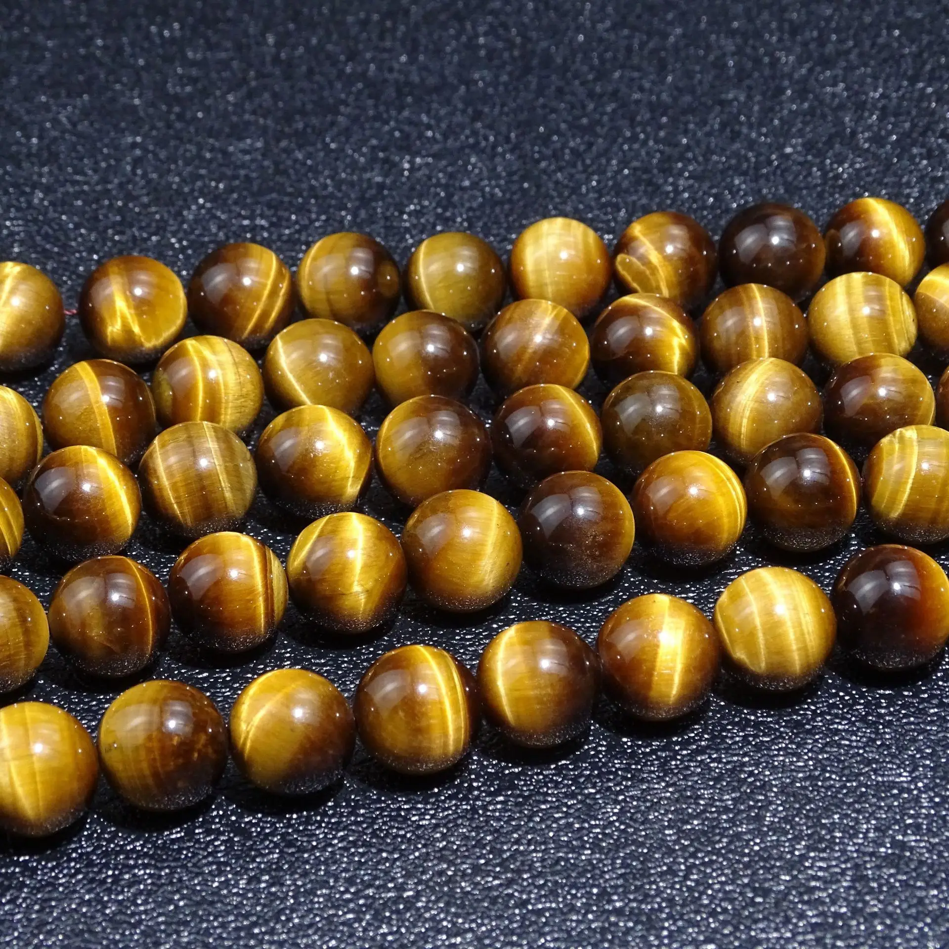 

4/6/8/10/12/14/16/18/20mm Round Natural Yellow Tiger Eye Stone Beads For Jewelry Making DIY Loose Gem Stone Fit Bracelet 15''