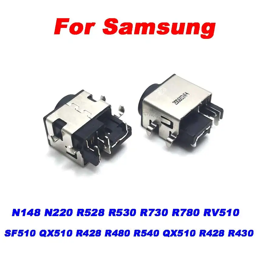 10-100Pcs Power Socket For Laptop Samsung NP N148 N220 R528 R530 R730 R780 RV510 SF510 QX510 R428 R480 R540 QX510 R428 R430