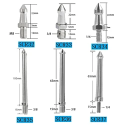 3/8,1/4 Inch Interface High Quality Stainless Steel Foot Spike for Monopod Tripod Camera Spikes Component Mounting Stud Screw