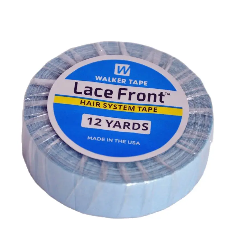 

1.9cm*12yards Blue Lace Front Tape Double-sided Adhesive Tape for Hair Extension/Lace Wig/Toupee