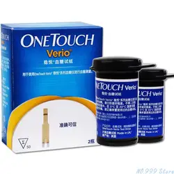 Onetouch Verio Test şeritleri 25/50 adet/100 adet Flex kan glukometre