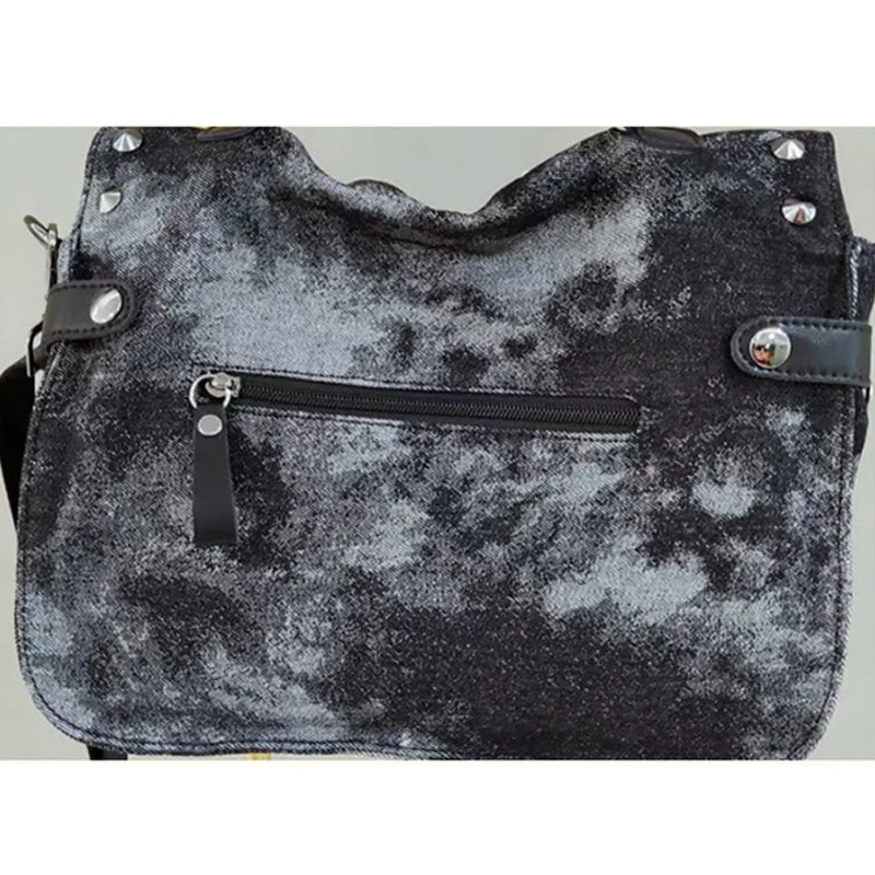 iPinee Spring Denim Handbag Vintage Crossbody Bags For Women Luxury High Quality Shoulder Messenger Bag Female