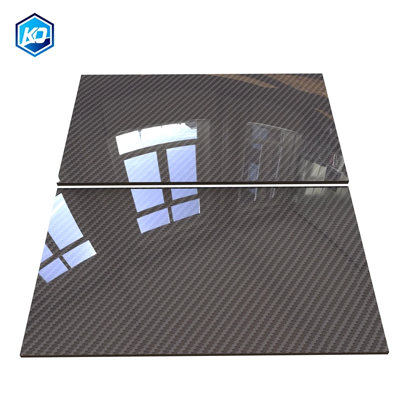 0.25-5MM 95X245mm 3K Surface Twill Matte Glossy Carbon Plate Panel Sheets High Composite Hardness Material  Carbon Fiber Board