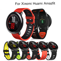 For amazfit acessorios Silicone Wrist Strap for Xiaomi Huami Amazfit PACE stratos 2 2S Watch Replacement Band Smartwatch correa