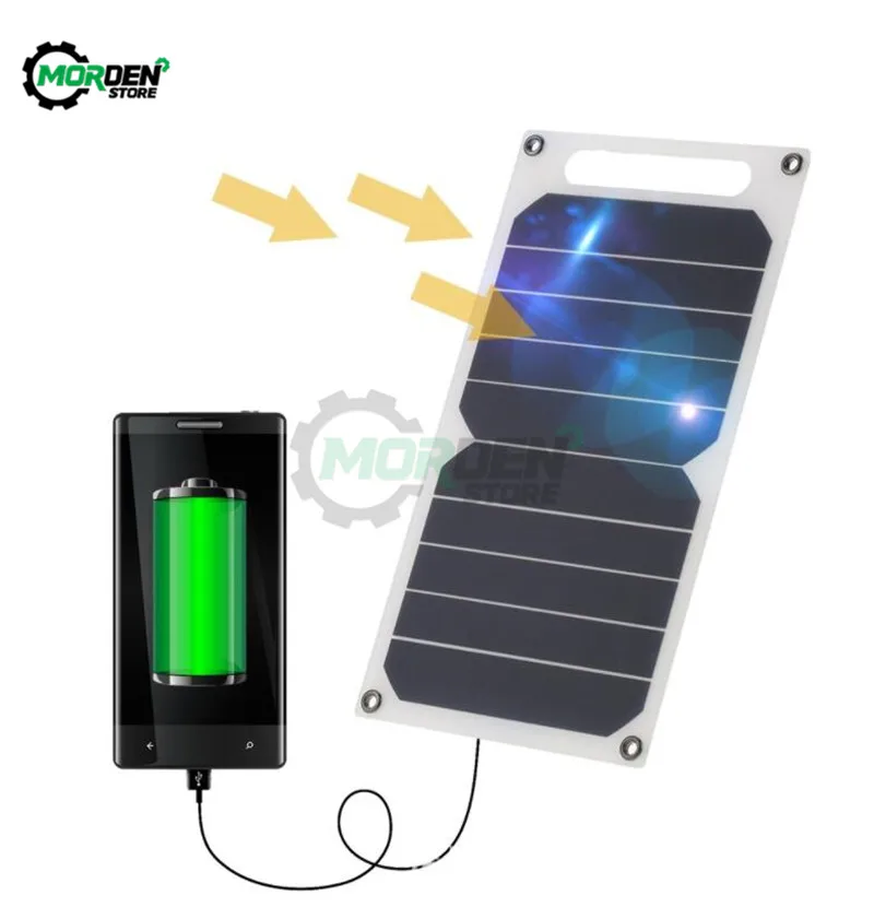 Solar Panel Kit Outdoor Portable Solar Polysilicon Charger For Mobile Phone Power Bank USB Solar Panel