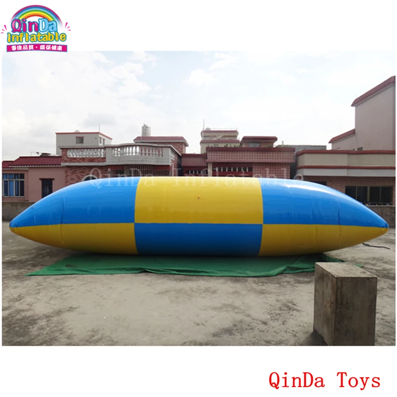 Air Free Pump Inflatable Jumping Bag,6M Long Inflatable Water Catapult Blob For Sale