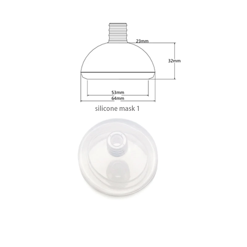 Canack Animals Silicone Mask Aerosol Chamber Dog spacer inhaler