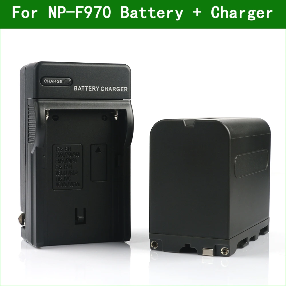 NP-F970 NP F970 Camera Digital Battery &Rapid Charger for Sony DCR-TRV120 DCR-TRV103 DCR-TRV210 DCR-TRV58 DCR-TV900 DCR-VX2000E