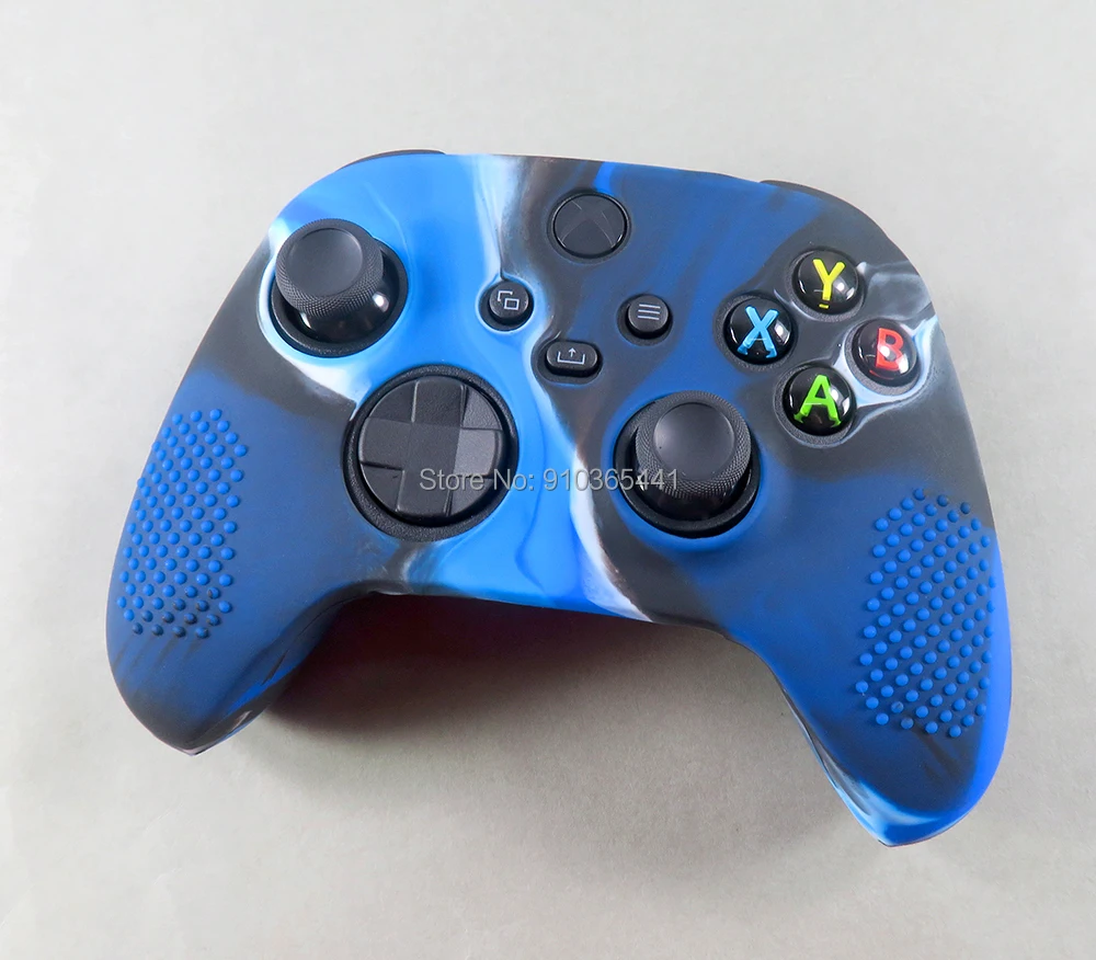 10 قطعة/الوحدة ل Xbox سلسلة X S تحكم عصا قبضة حامي مكافحة زلة سيليكون المطاط غطاء الجلد حالة غمبد الملحقات
