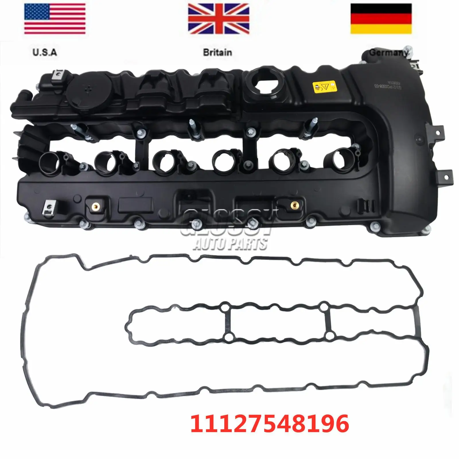 AP03 Brand New N53 Engine Cylinder Head Cover Valve Cover & Gasket For BMW 3 5 Series E90 E91 E92 E60 F10 F11 325i 11127548196