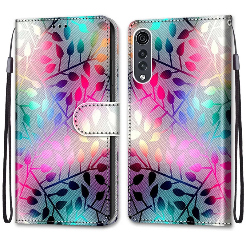 Velvet5G Fashion Leather Case on for Etui LG Velvet LG K20 2019 K31 K41S K51S K61 Stylo 5 Stylo7 5G Case Card Slots Wallet Cover