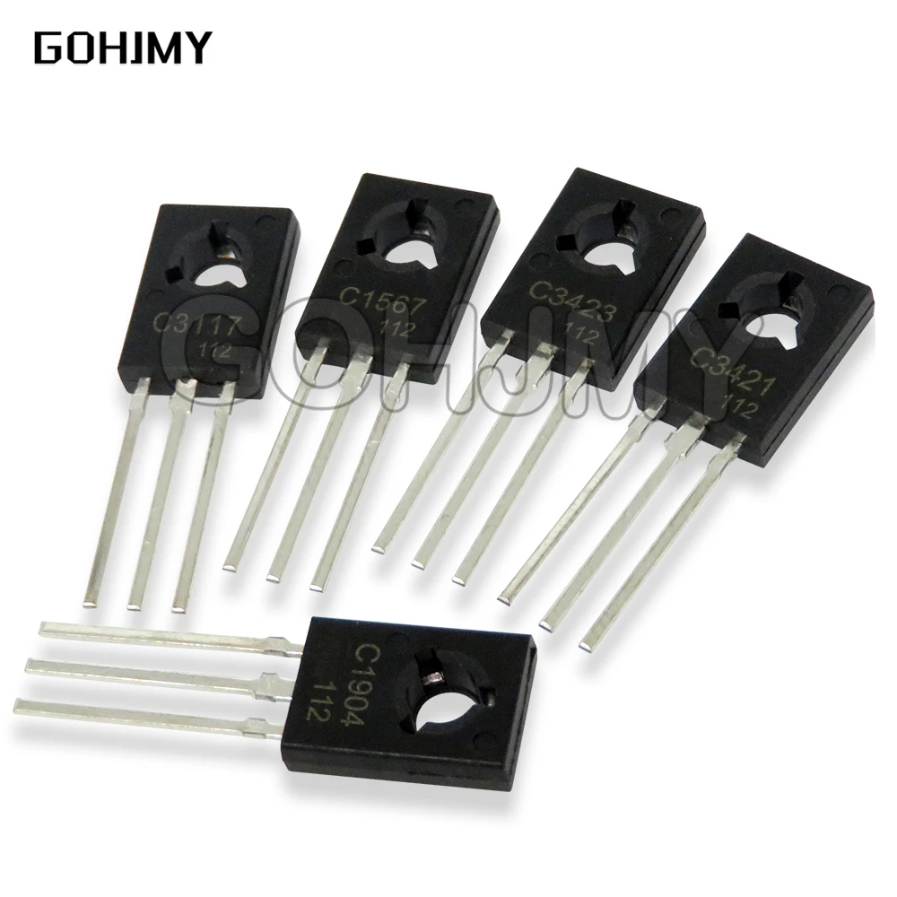 10PCS 2SC3950 TO-126 C3950 TO-126F 2SC2314 2SC1904 2SC4137 2SC3423 2SA1358 2SC3421 Each 5PCS(5+5)