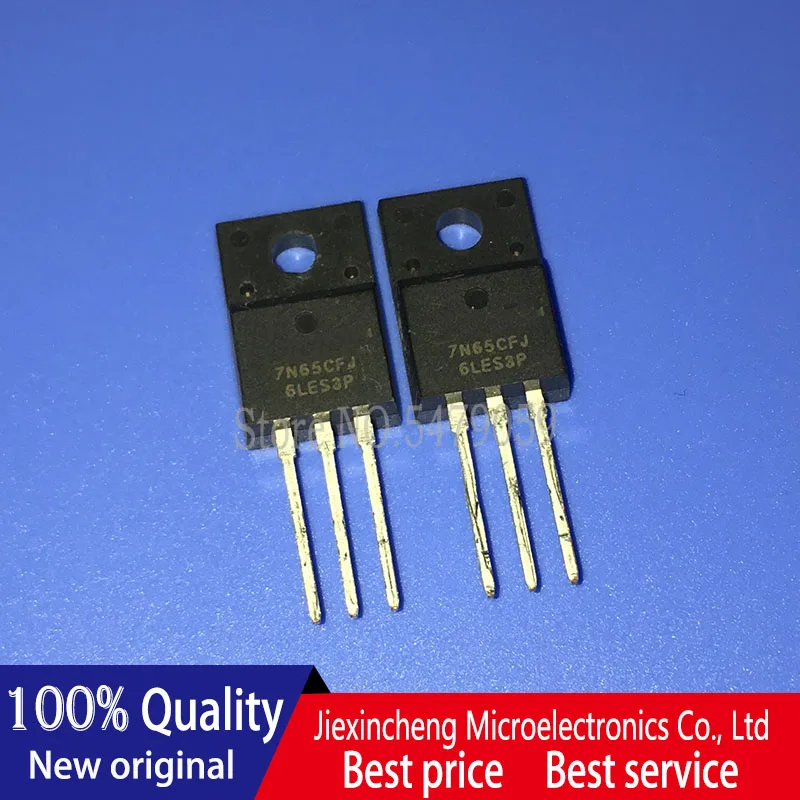 10PCS SVF7N65CFJ 7N65CFJ TO-220F New original