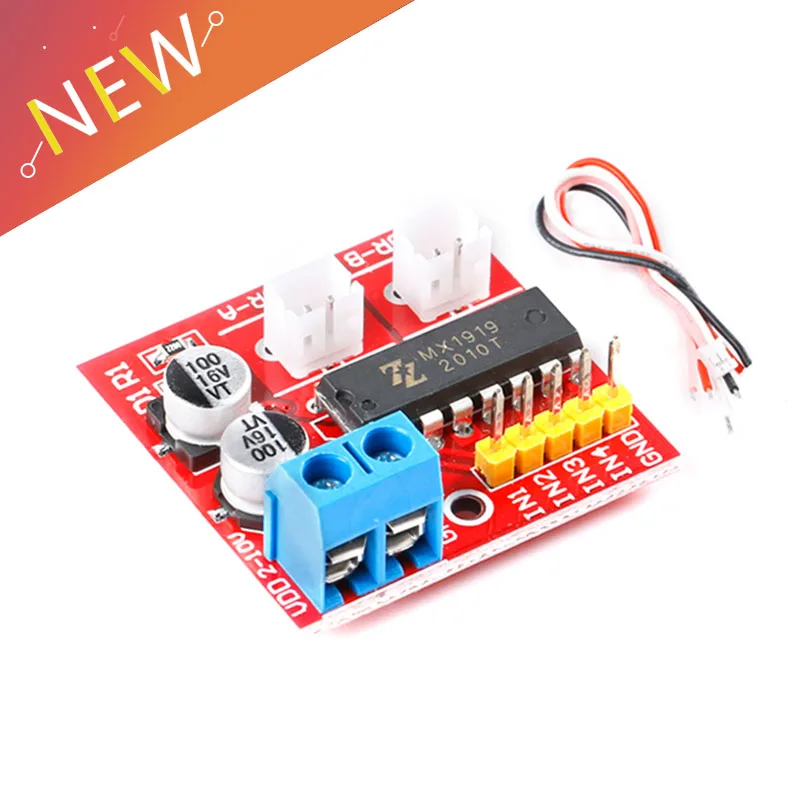 MH-DM25 2.5A Dual H-bridge brushed DC motor Drive Controller Board Module kit for Arduino smart car robot Low power consumption