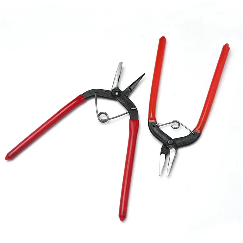 Wire Looping Pliers Long Round Nose and Concave Wire Wraps Looper Pliers Beading Craft DIY Jewelry Tools HK044