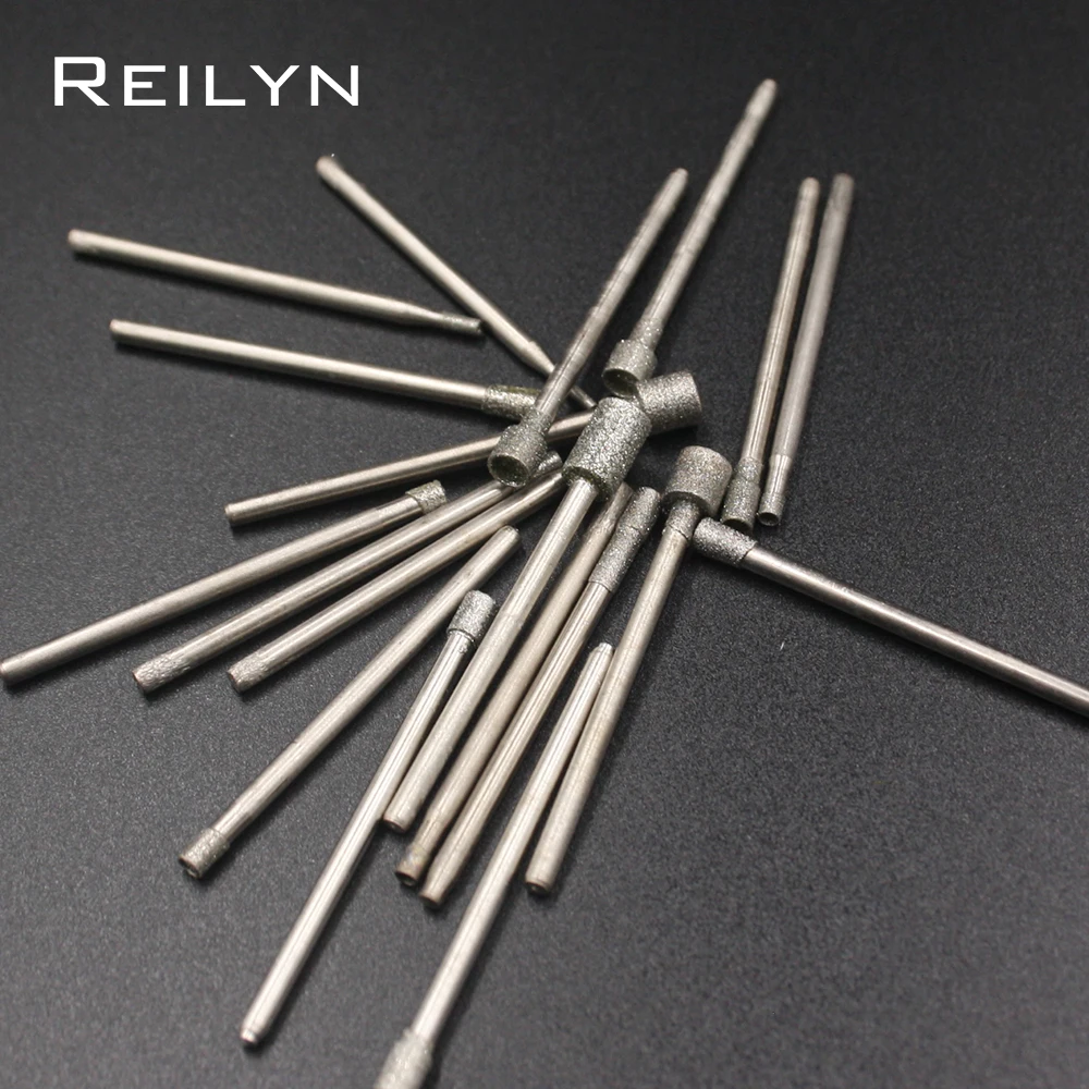 Emery diamond Grinding burr Abrasive Bits jade grinding bits teeth grinding needle for die grinder/dremel/rotary tools
