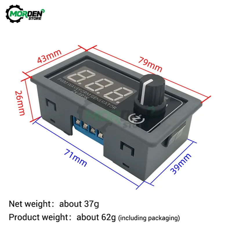 Digital Display RPM Adjustable PWM Controller Pulse Generator Lighting LED Motor Speed Controllers PP3K Electrical Equipment