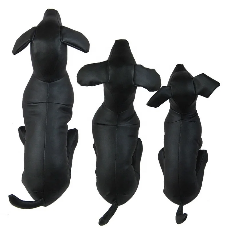 Pet Torsos Models PVC Leather Models Dog Mannequins Pet Clothing Stand S/M/L