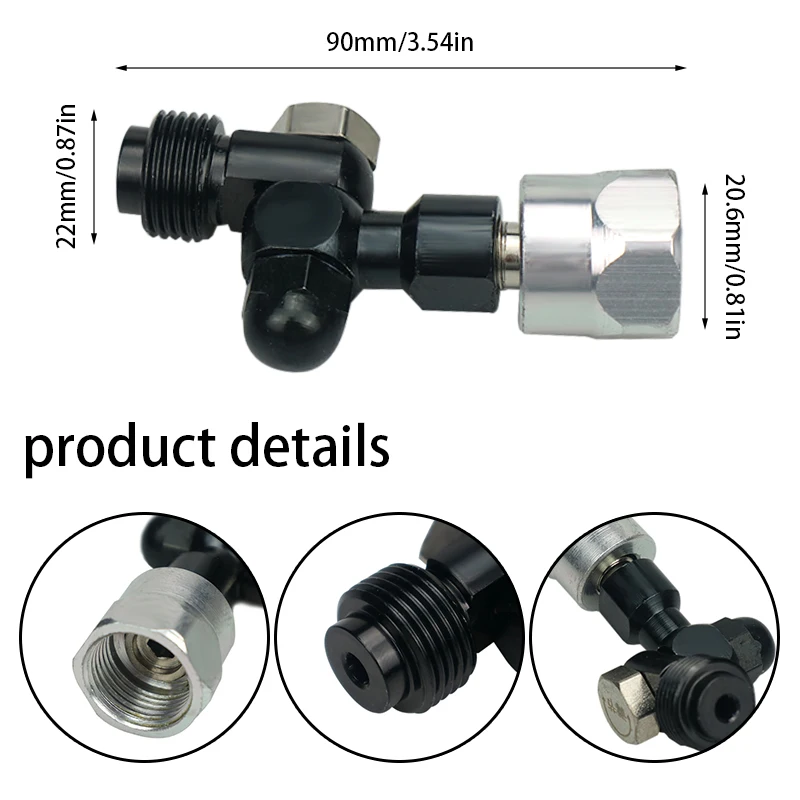 Profession Multi-Angle 7/8''F-7/8''M Rataty Joint Adapter For High Pressure Airless Sprayer Gun Spray Tool