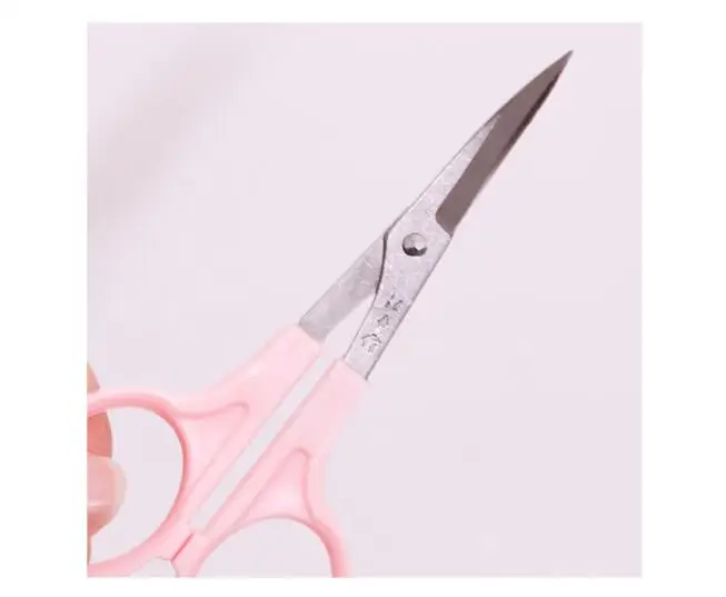 stainless steel pink Flowers, green plants and meat Warped head Pruning scissors Elbow home gardening cutting tool