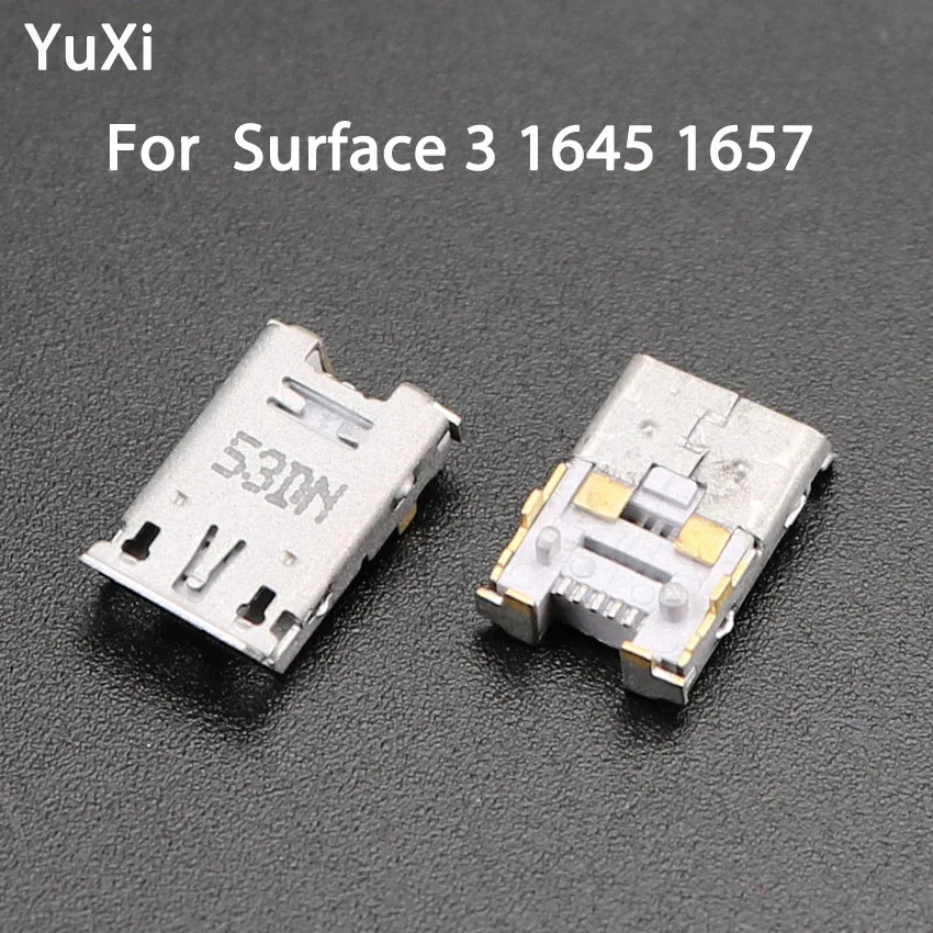 

YuXi New Micro USB Charging Port USB jack For Microsoft Surface 3 RT3 1645 1657 Micro USB Connector Dock Charge Jack Socket