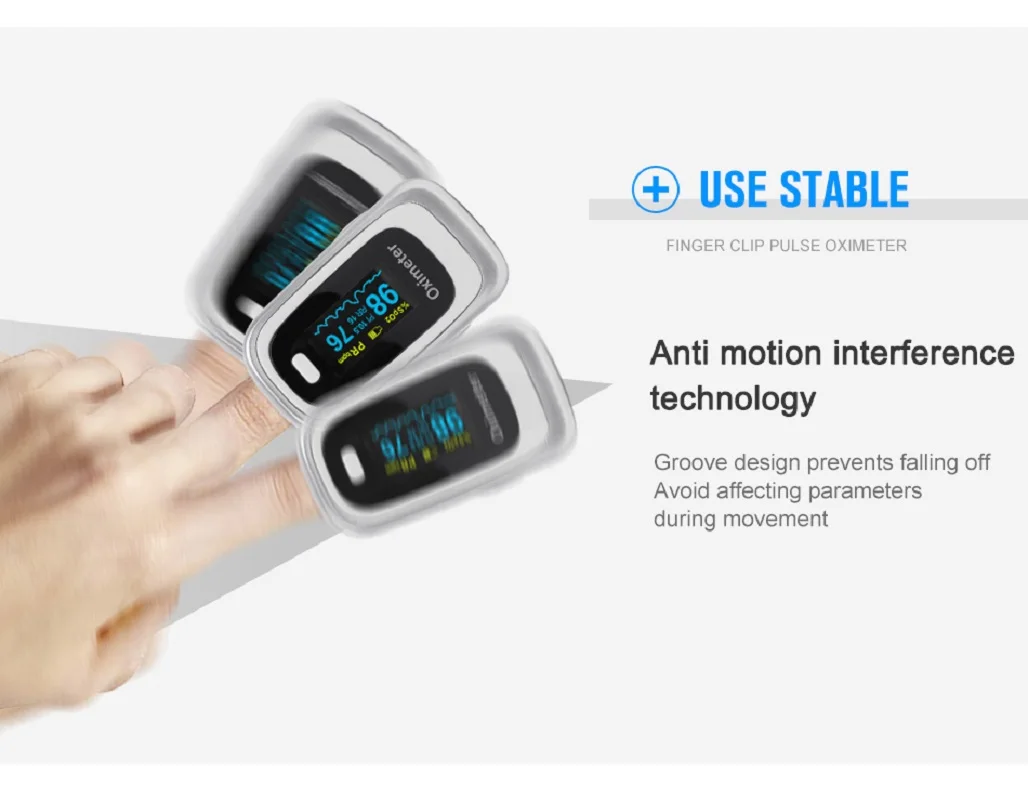 Oled Oximeter SPO2 PR PI RR Blood Oxygen With Respiratory Rate Oximetro De Pulsioximetro Dedo and case