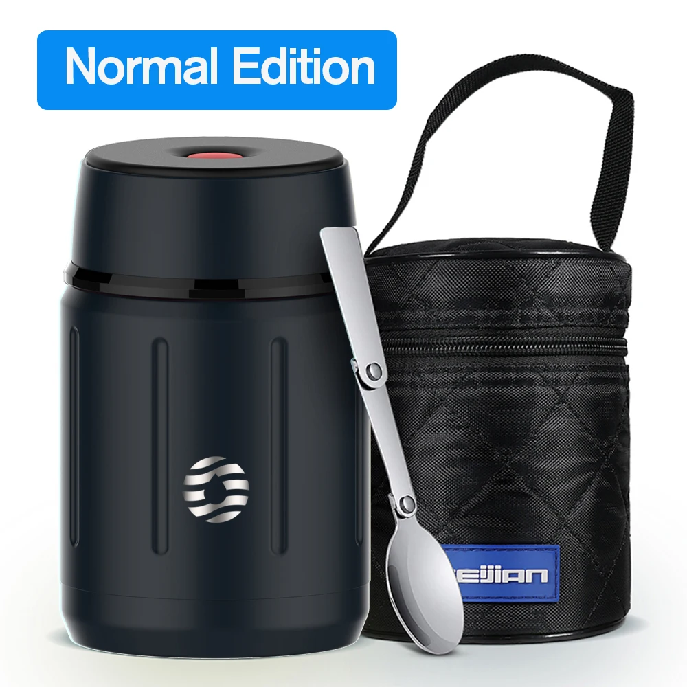 Feijian Food Thermos Vacuüm lunchbox 316 Roestvrij staal lunchcontainer 750 ml gratis lepel