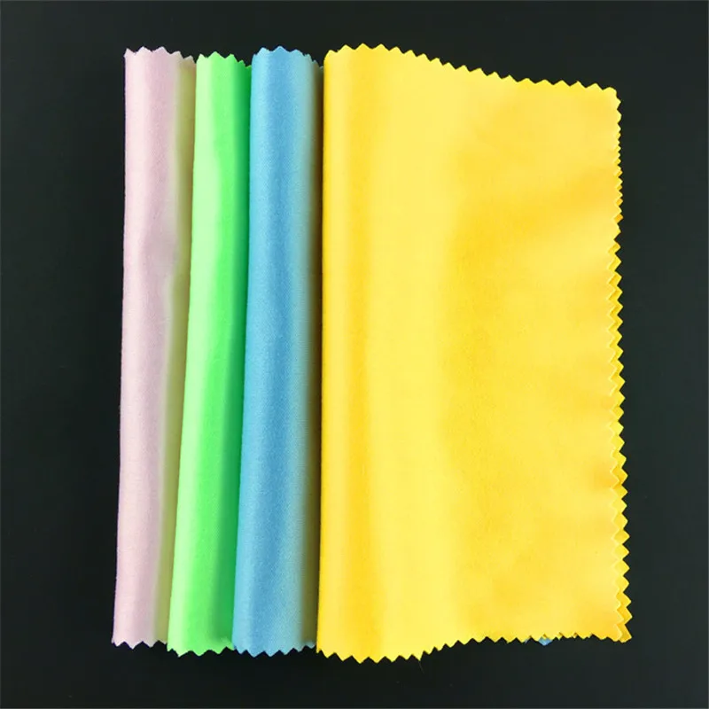 100pcs Cleaner Clean Glasses Lens Cloth Wipes For Sunglasses Microfiber Eyeglass Cleaning Cloth For Camera Computer