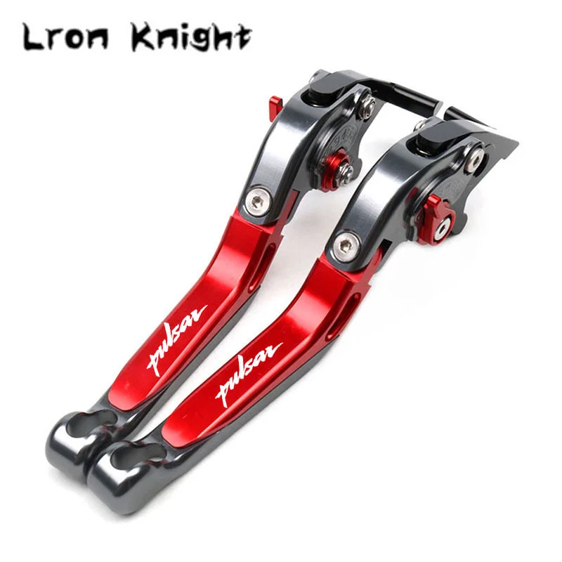 

For Bajaj Pulsar 200 NS/200 RS/200 A Motorcycle Accessories CNC Adjustable Folding Extendable Brake Clutch Lever With logo