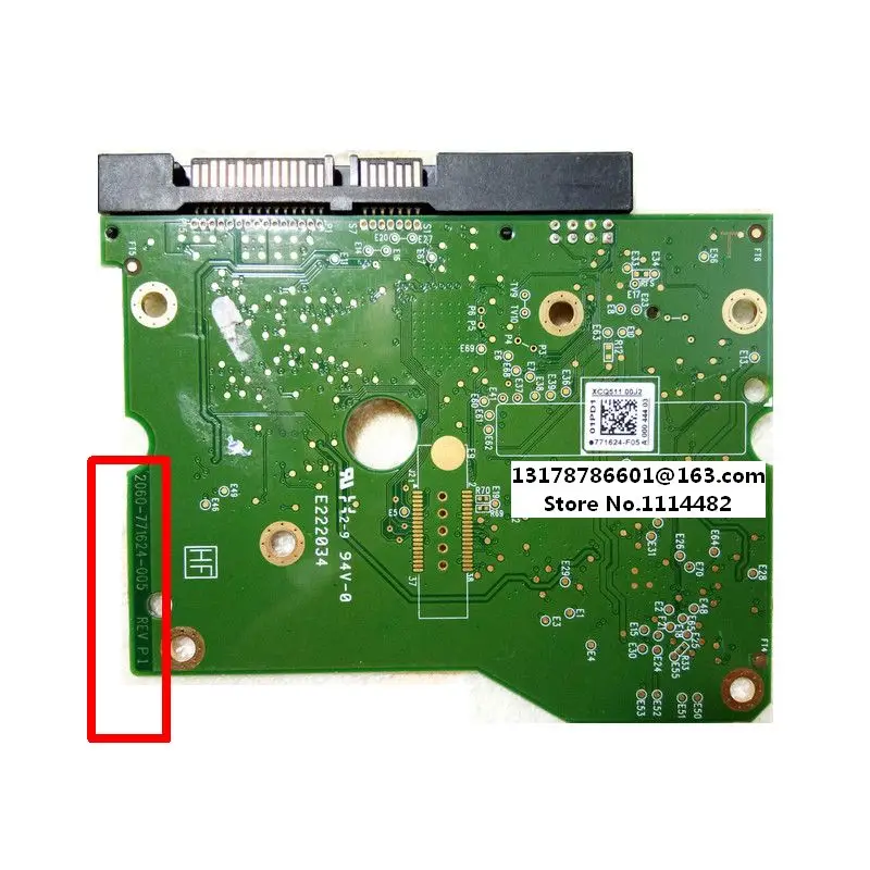 하드 디스크 회로 기판, 오리지널 HDD PCB, WD2002FAEX, WD2003FYYS, 2060-771624-001, 003/005 100%, 2060-771624-003 005