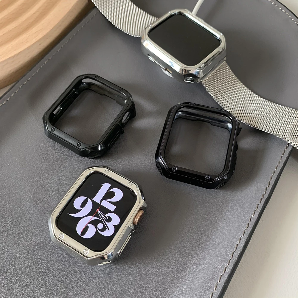 Soft TPU Watch Case for apple watch 7 SE 6 5 4 3 2 45mm 41mm 44mm 40mm 42mm 38mm iwatch Protector Bumper Cover Accessories