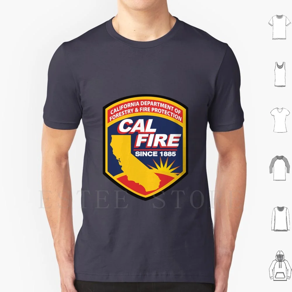 

Футболка с логотипом Cal Fire, хлопок, Cal Fire California, отдел лесного хозяйства, Огонь, Cdf, Калифорния, Wild Fire Patch, логотип Tick