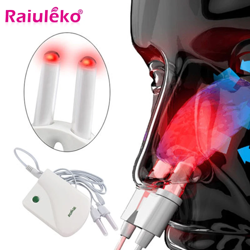 BioNase Nose Rhinitis Sinusitis Cure Therapy Nose Massage Hay Fever Low Frequency Pulse Laser Runny Sneeze Treatment Machine