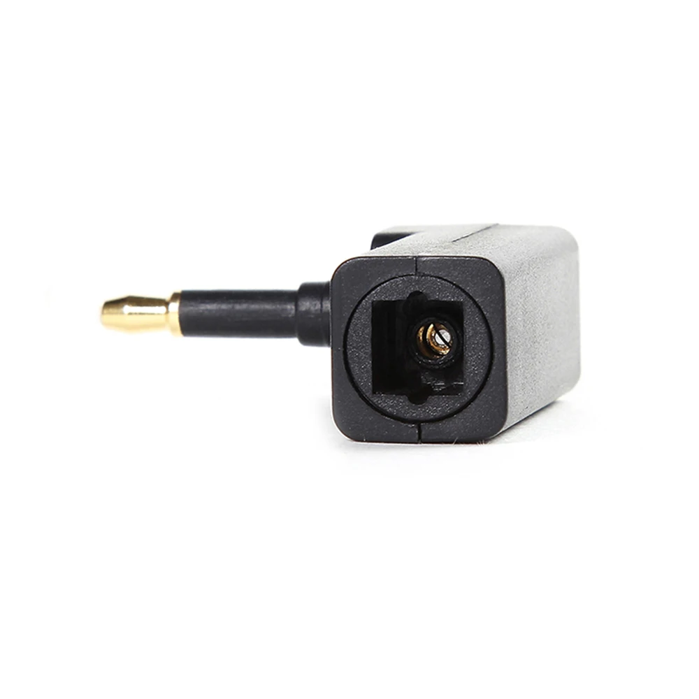 Adapter Toslink Digital Optical Jack To 3.5mm Mini Plug 90 Degree Audio Adapter Plug Right Angle Connector