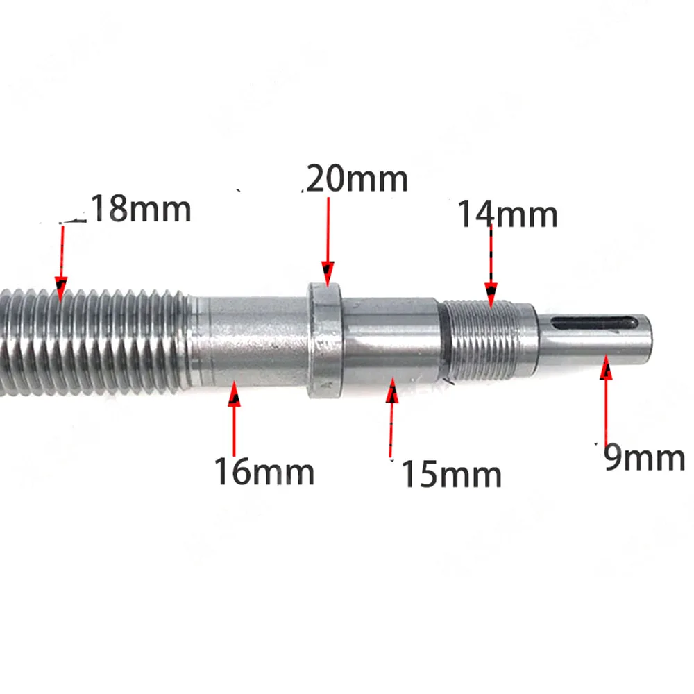 EDM Wire Cut Parts Lifting Screw Nut M18*2*455mm for Baoma Wire Cutting Machine