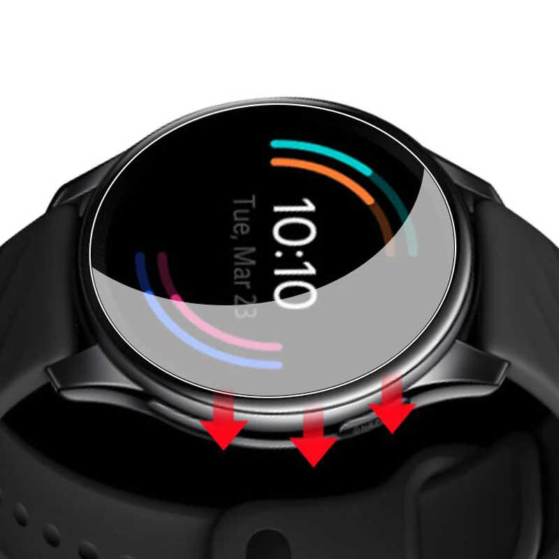 Bộ 5 TPU Trong Suốt Màng Bảo Vệ Đồng Hồ Thông Minh Smartwatch Vệ Cho Oneplus Full Màn Hình LCD Màn Hình Bảo Vệ Một Trong Những Cộng Đồng Hồ Thông Minh bao Da