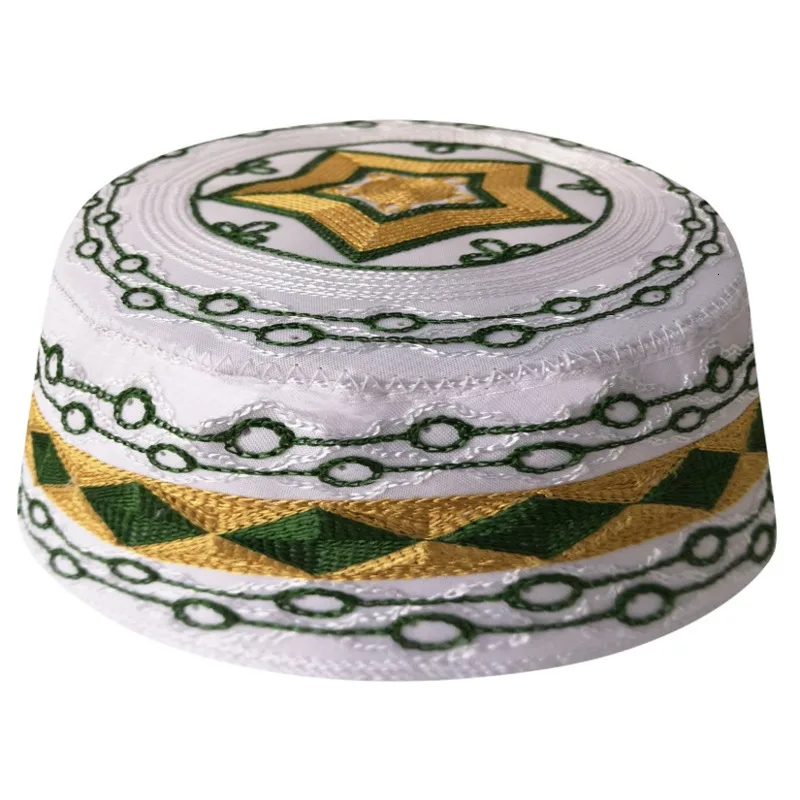 

Mens Islamic Caps Turbante Indiano Muslim Prayer Bonnet Kippot Jewish Kippah Arab Musulman Hats Hombre Saudi Arabia Kipa Caps