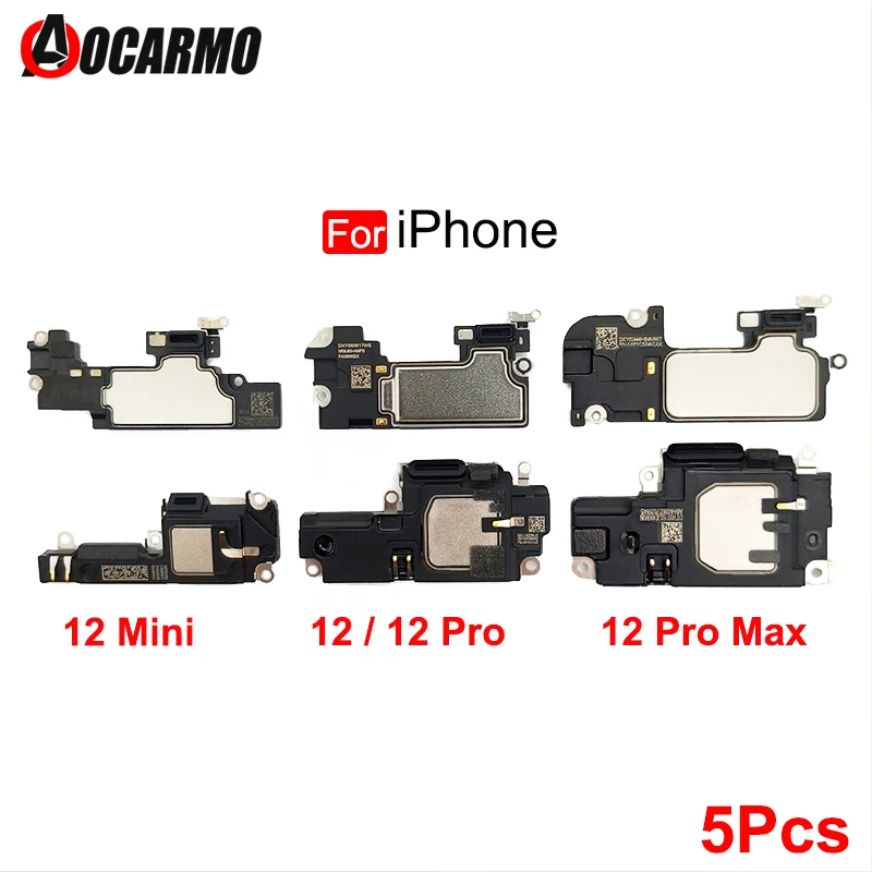 5Pcs/Lot For iPhone 12 mini / 12 / 12Pro / 12 Pro Max 12ProMax Bottom Speaker Loudspeaker Replacement Parts