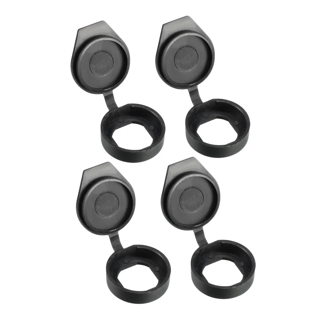 4pcs Waterproof Cap Cover for 22mm Cabinet Cam Lock Industry Cylinder Outdoor Accessories Hard Plastic Dust Cover Caps