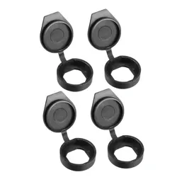 4pcs Waterproof Cap Cover for 22mm Cabinet Cam Lock Industry Cylinder Outdoor Accessories Hard Plastic Dust Cover Caps