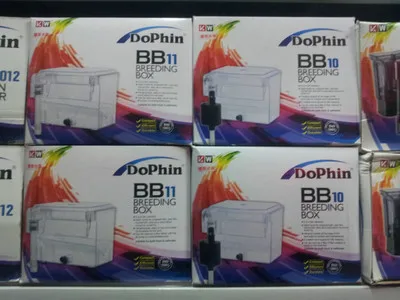 DOPHIN Pneumatic Aquarium small Fish Separation Box BB10 BB11 Fish Breeding Box House Tank