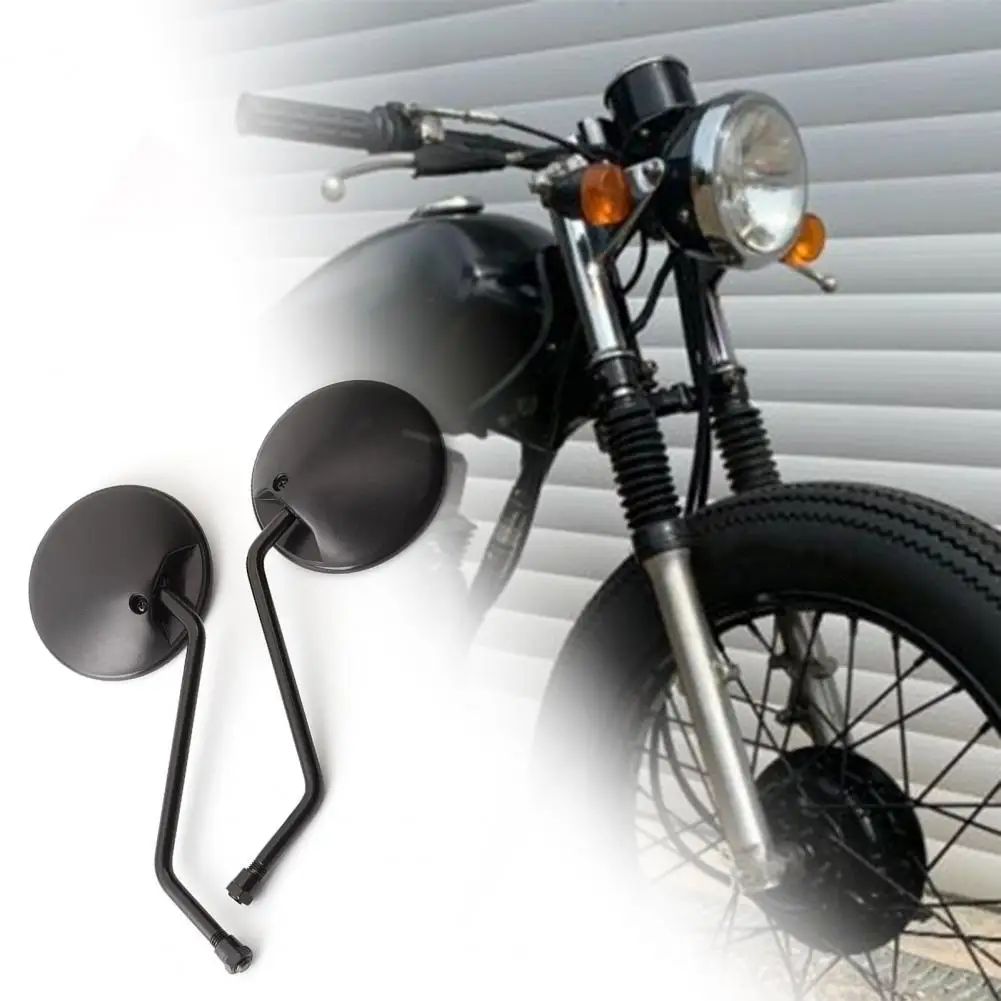 85% Hot Sales 1Pair Round Motorcycle Modified Rearview Mirror Convex Mirror for Honda XR80 XR230 TLR200 XR200 XR125 CT110 CG125