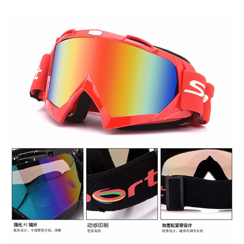 Dirt Pit Bike Goggles Motorbike Accessories racing Moto Glasses For Husqvarna Motocross Helmet Goggle Motorcycle Eye Protection