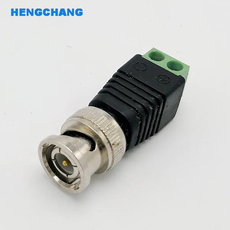 BNC Connector schroefbevestiging Cat5/Cat6 Coaxiale Kabel voor AHD Camera CVI Camera TVI Camera CCTV Camera 50 stuks