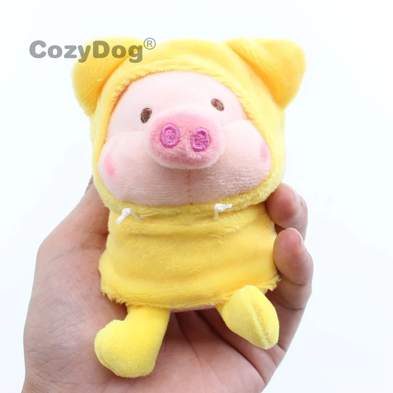 

10 CM Cute Pig Plush Toys Doll Peluche Kawaii Yellow Pig Stuffed Animals Keychain Baby Kids Christmas Birthday Gift