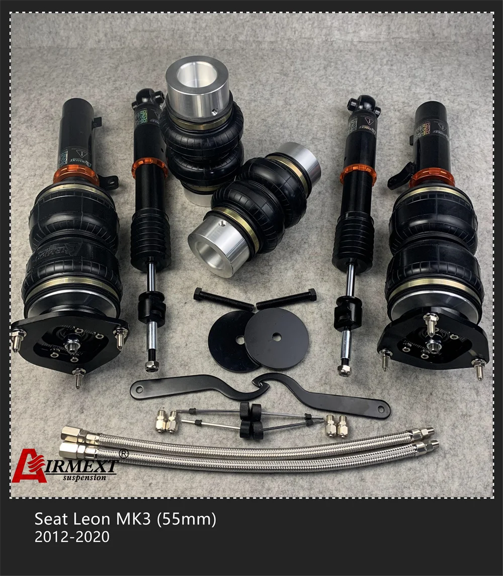 For Seat Leon MK3 (2012-2020)/AIRMEXT air strut pack/ airsuspension /Auto parts/chasis adjust/air spring/pneumatic