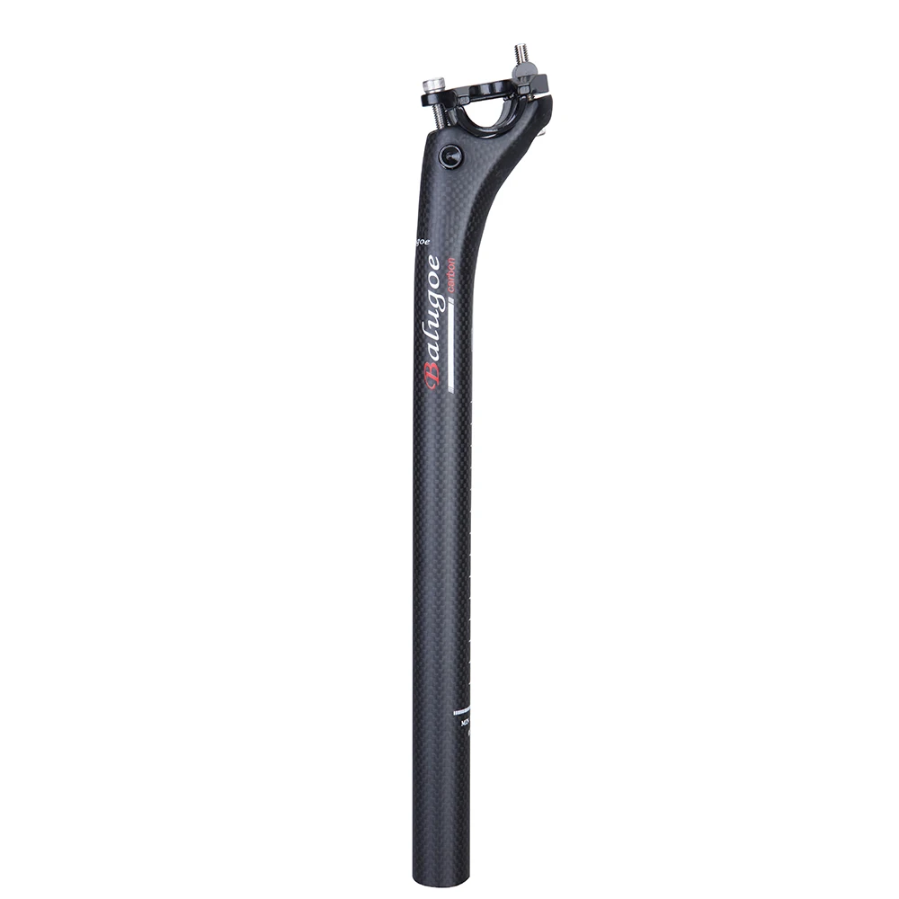 BALUGOE – Sattelstütze für Mountainbikes aus Vollcarbon, Sattelrohr, Sattelstütze für Rennräder, 27,2, 30,8, 31,6–350, 400 mm, 2020. – Detail 7