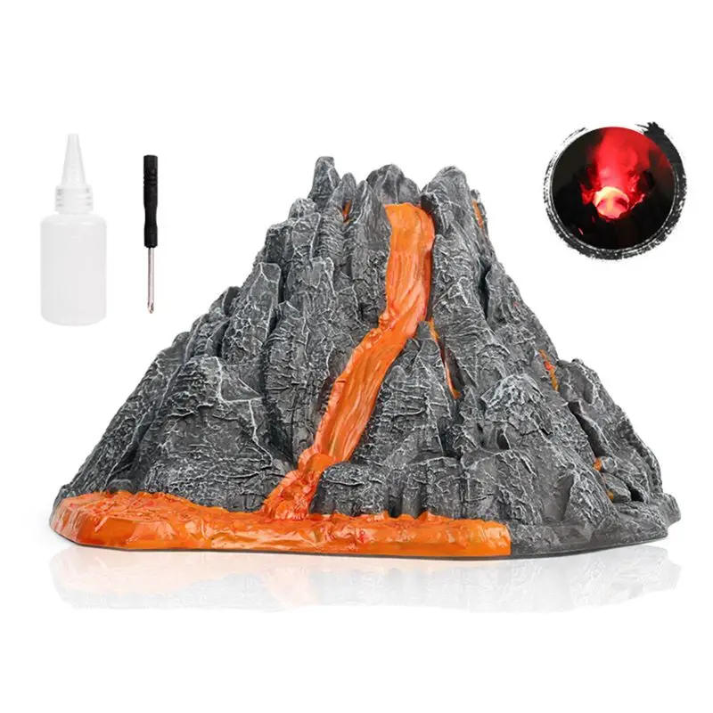 Magical Realistic Volcano Eruption Toy Geographic Experiment Chemical Learning Playset Classroom Students Toys Supply